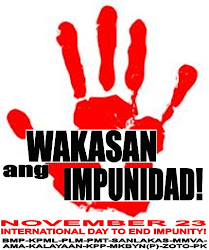 Wakasan ang Impunidad!
