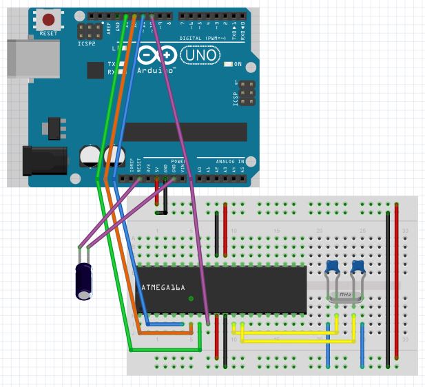 Belajar Arduino Atmega16 Sebagai Arduino Dengan Arduino As Isp