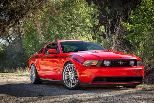 mustang with borla exhaust