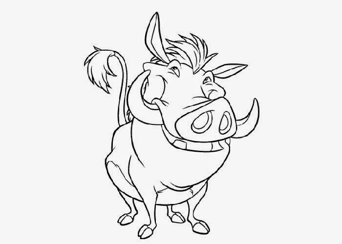 warthog coloring pages - photo #5
