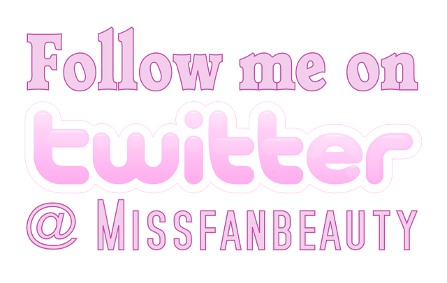 Miss Fan Beauty: FOLLOW ME ON TWITTER