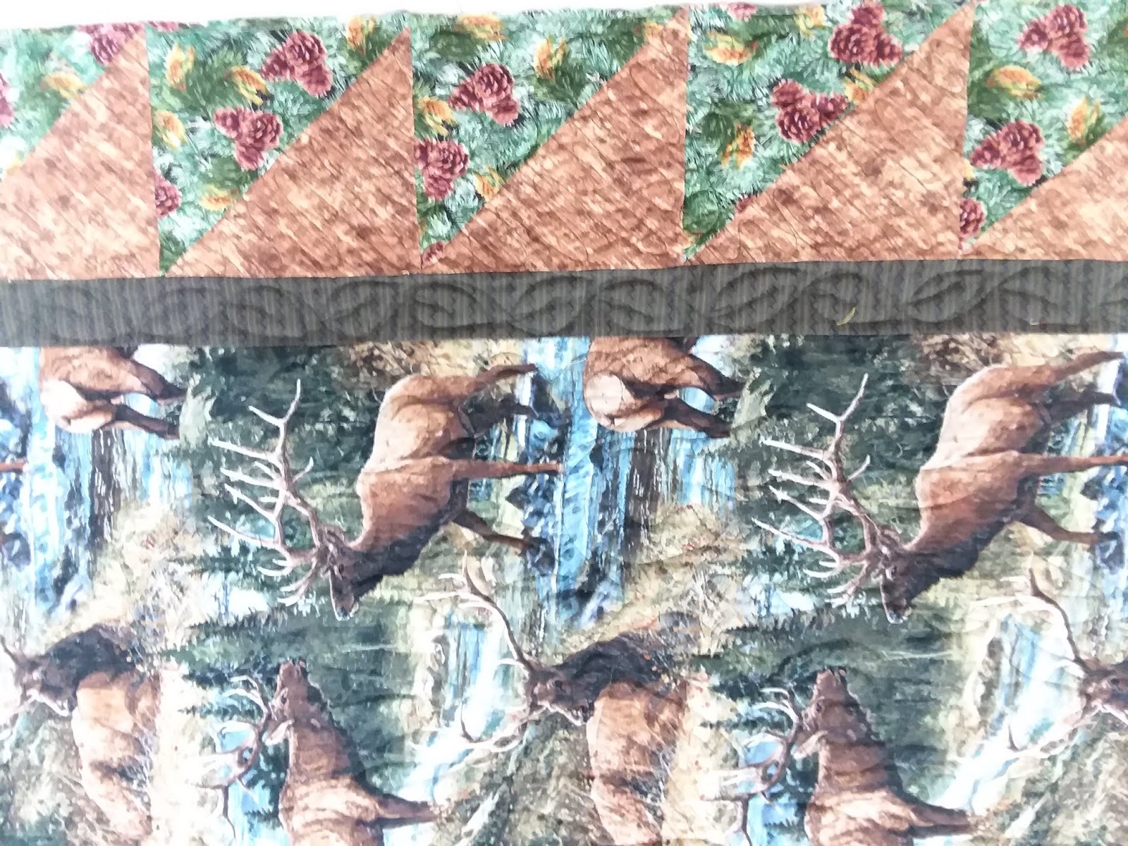 Down To Sew: Elk quilt and Pop blocks
