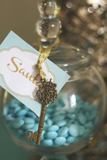 Kara s Party Ideas Merry Christmas  Turquoise   Metallic Gold Christmas Party  - 18