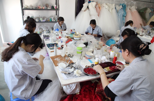 China Wedding Dress Factory Suzhou Or Guangzhou My Glam Pond