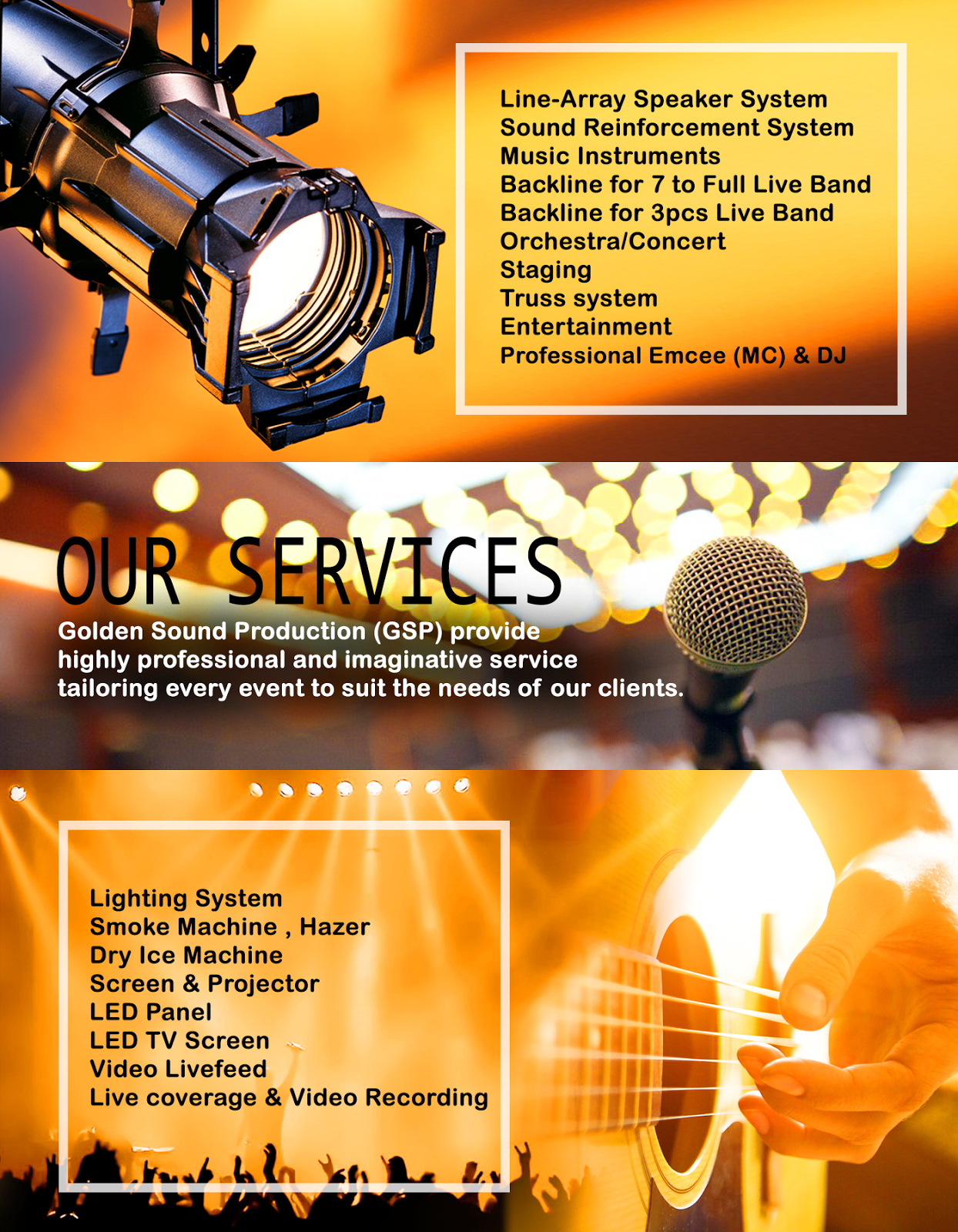 Golden Sound Production Services