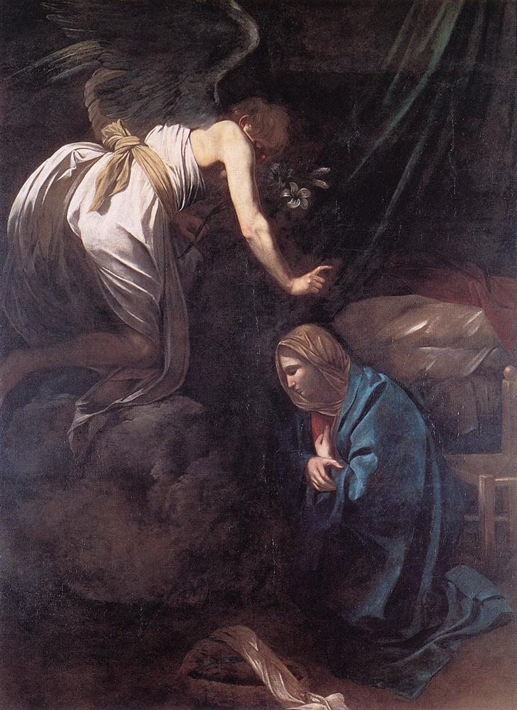 caravage annunciation painting