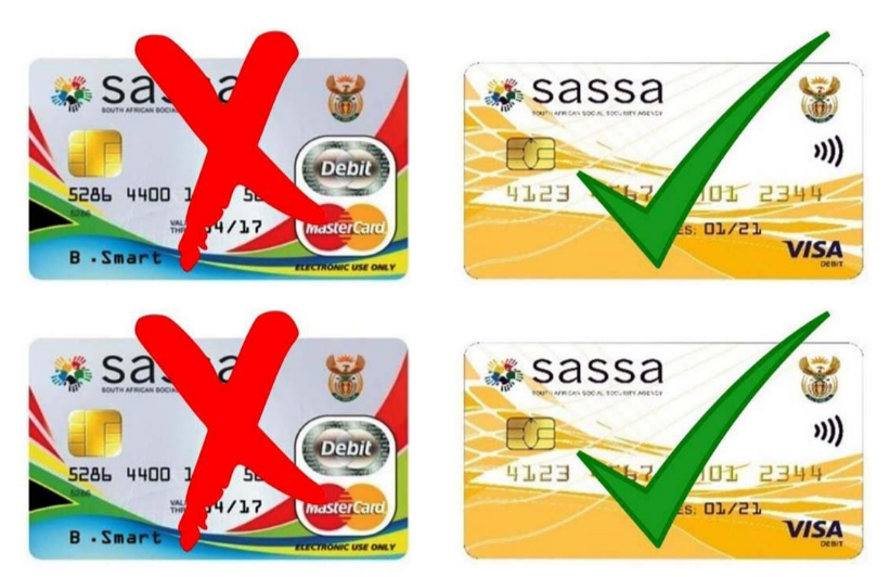 Dear Sassa, Please Swop your old Sassa card for a new one before it