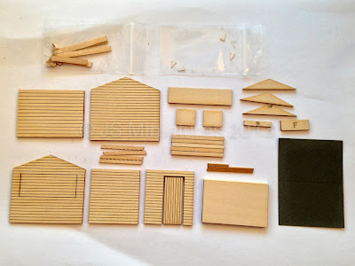 The market stall kit components