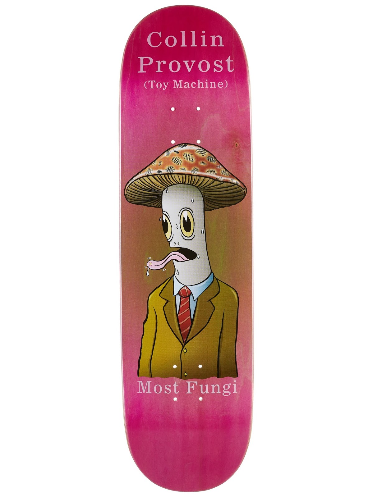 Street Skate Kings Toy Machine Skateboards Collin Provost Most Fungi Skateboard Deck Review