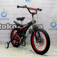 Sepeda Anak Element Magnesium BMX Rangka Aloi One Piece Crank Disc Brake 4-7 Tahun