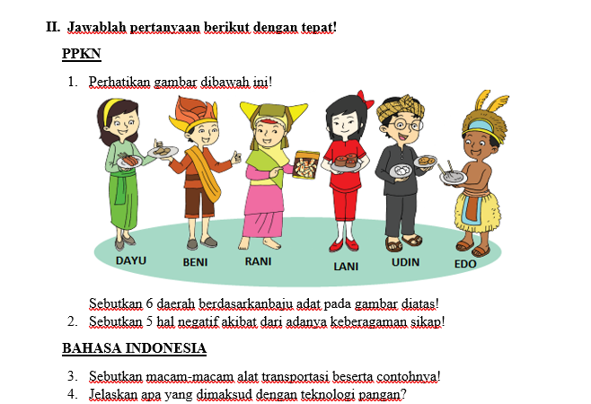 Contoh Soal Uts Bahasa Sunda Kelas 6 Semester 2 Kurikulum 2013 Revisi