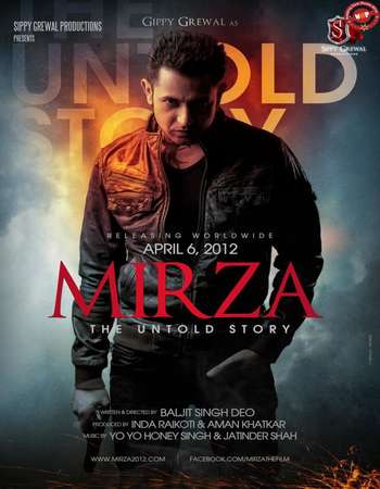 Poster Of Mirza The Untold Story 2012 Punjabi 700MB HDRip Free Download Watch Online