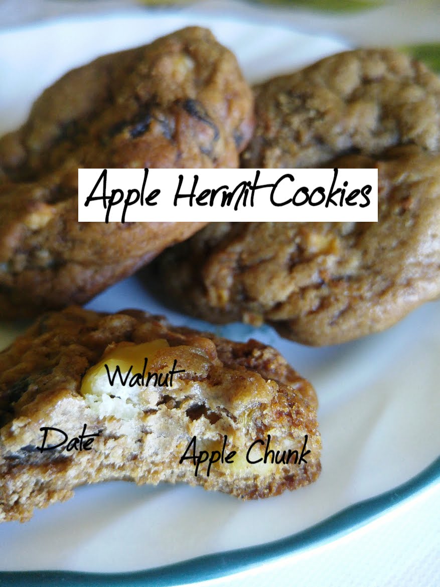 Apple-Walnut Hermit Cookie Recipe