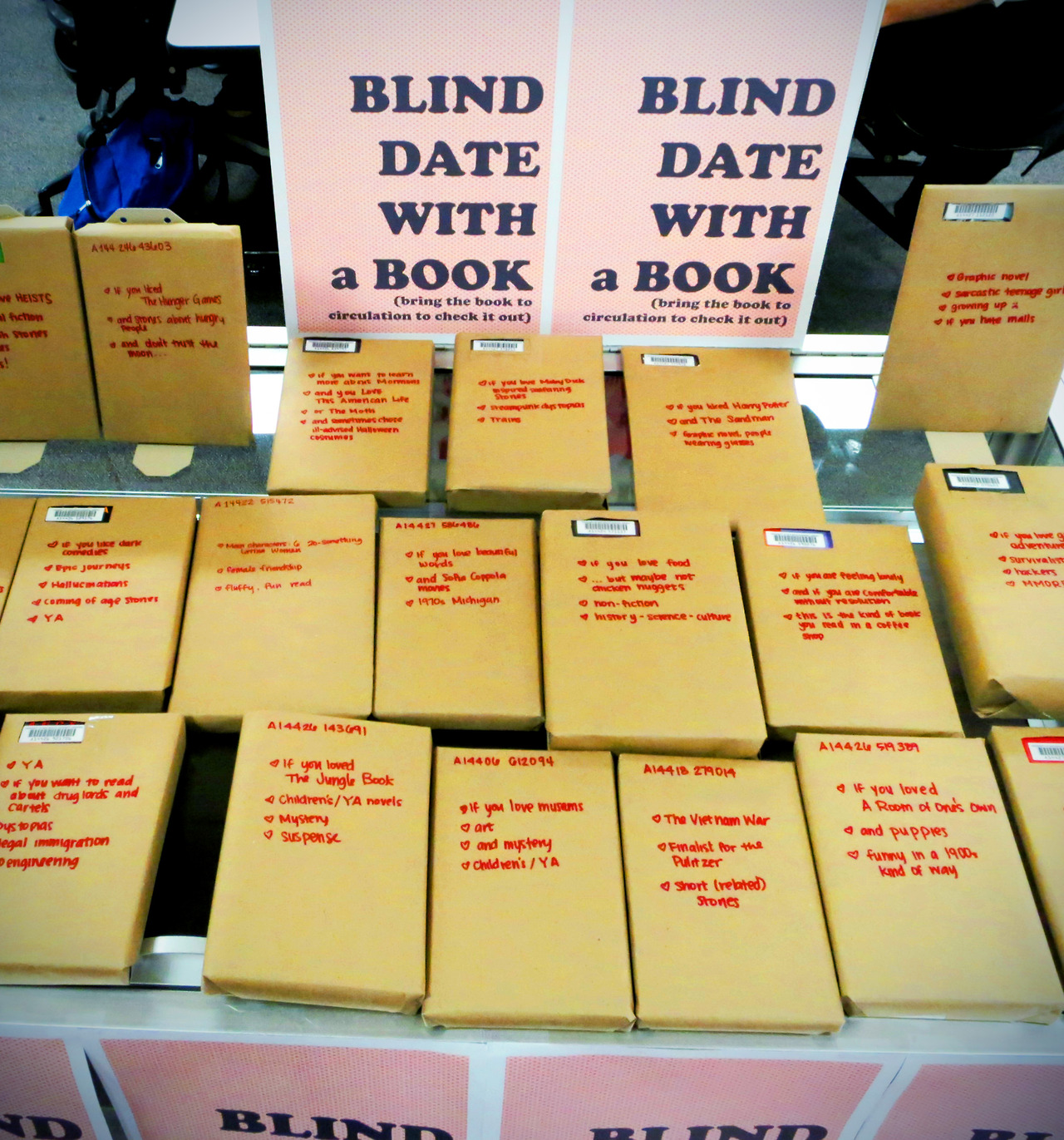 Blind Date With A Book Template