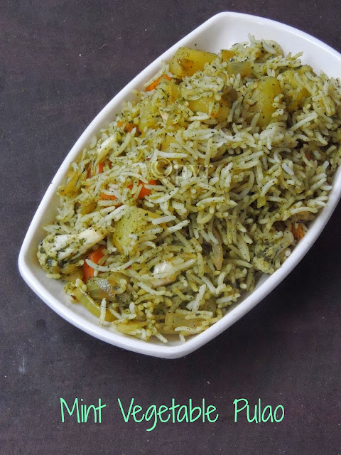 Mint Vegetable Pulav