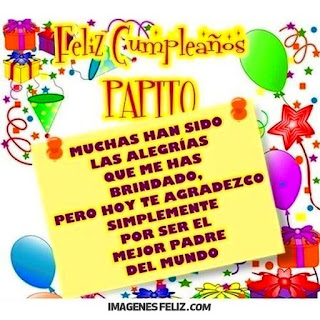 Feliz Cumpleaños Papá