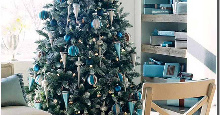 Nassima Home: Décor de Sapin de Noël en bleu