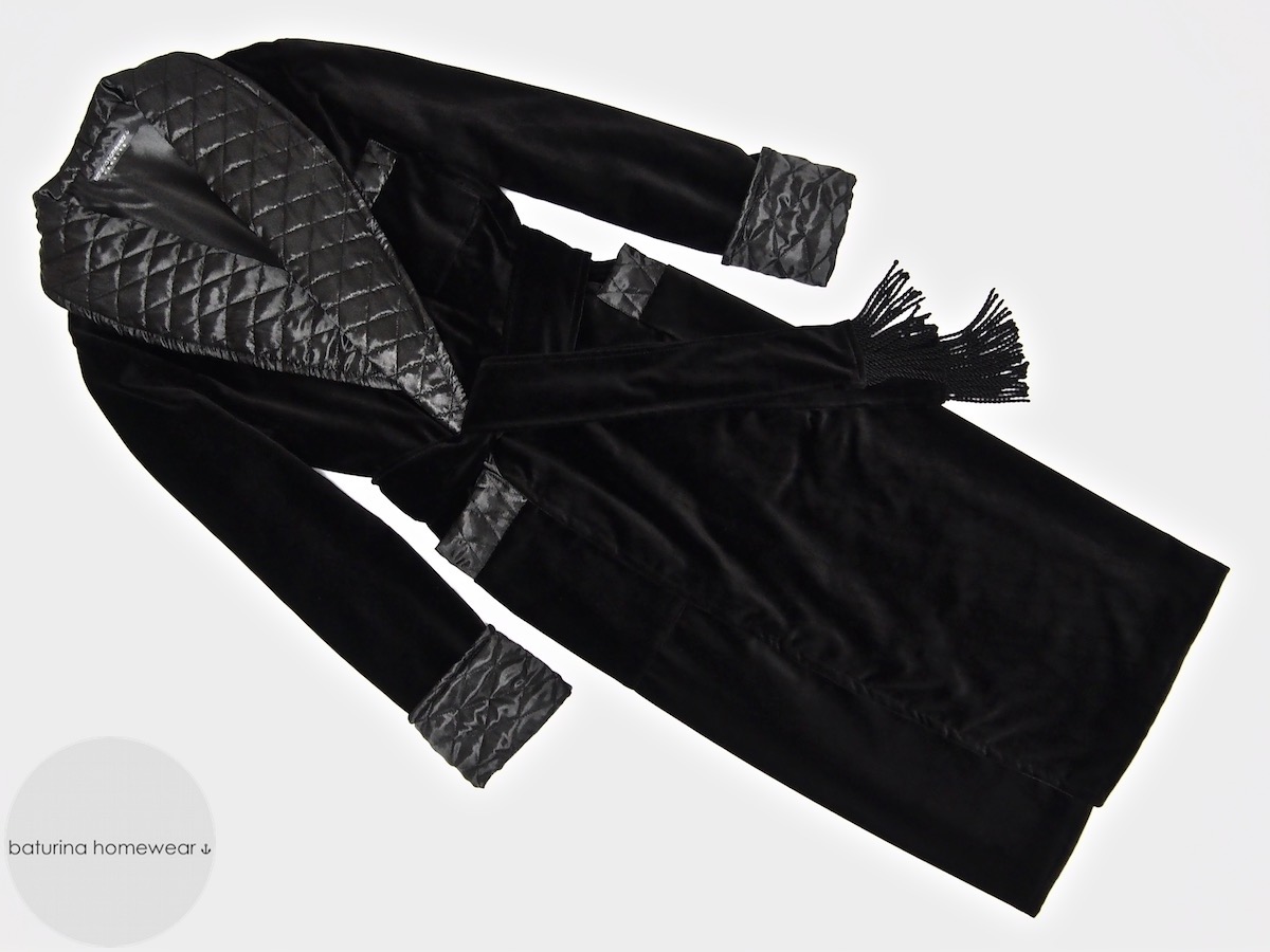Luxury Silk and Velvet Robes Extra Long Full Length Dressing Gowns