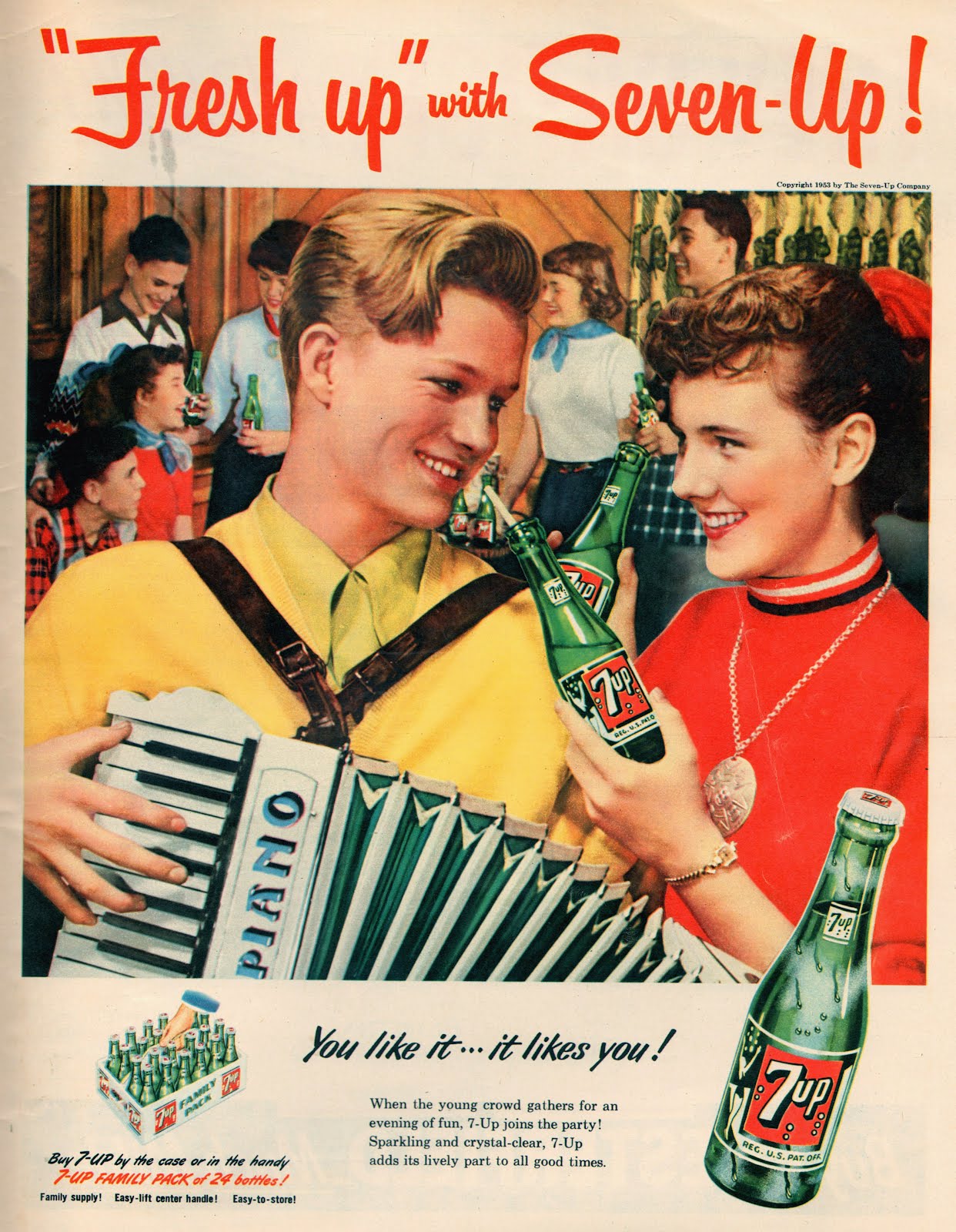 7up Ads From The 1950s ~ Vintage Everyday