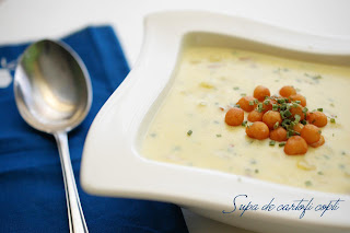 Supa de cartofi copti