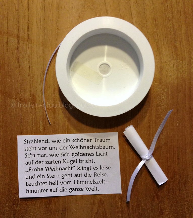 Frollein Pfau Kleines Kindergartnerinnengeschenk Diy Oder Weihnachten In 15 Minuten