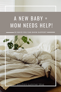 Lots of way (many are free!) you can help a brand new mom.