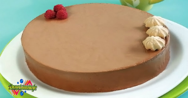 Pastel fresco de chocolate