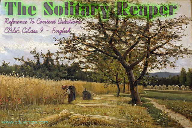 the solitary reaper by william wordsworth