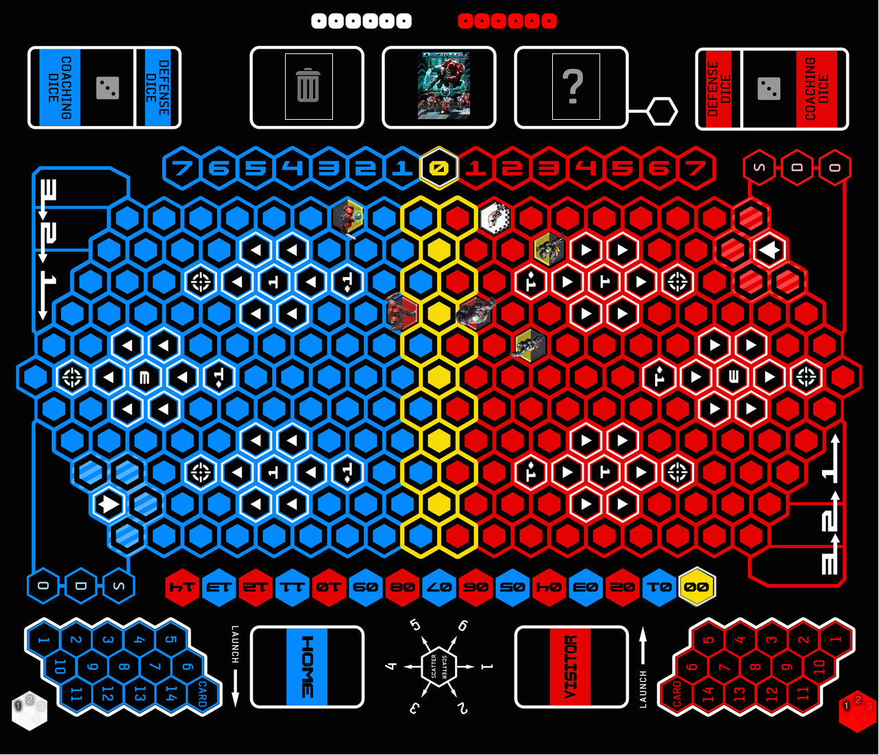 Dreadball Online Vassal Module Updated to Season 4 and MORE! Board