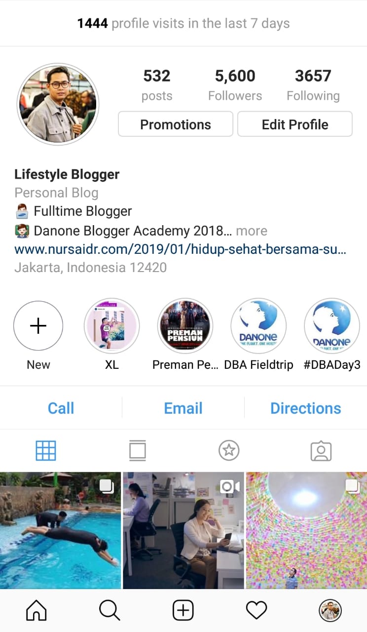 8 Cara Menaikan Kunjungan Profil Instagram Nursaidr