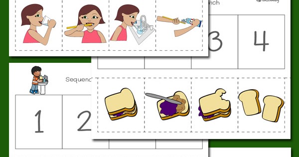 Sequencing Activity Pack Totschooling Toddler Preschool Sequencing Activity Pack Totschooling Toddler Preschool