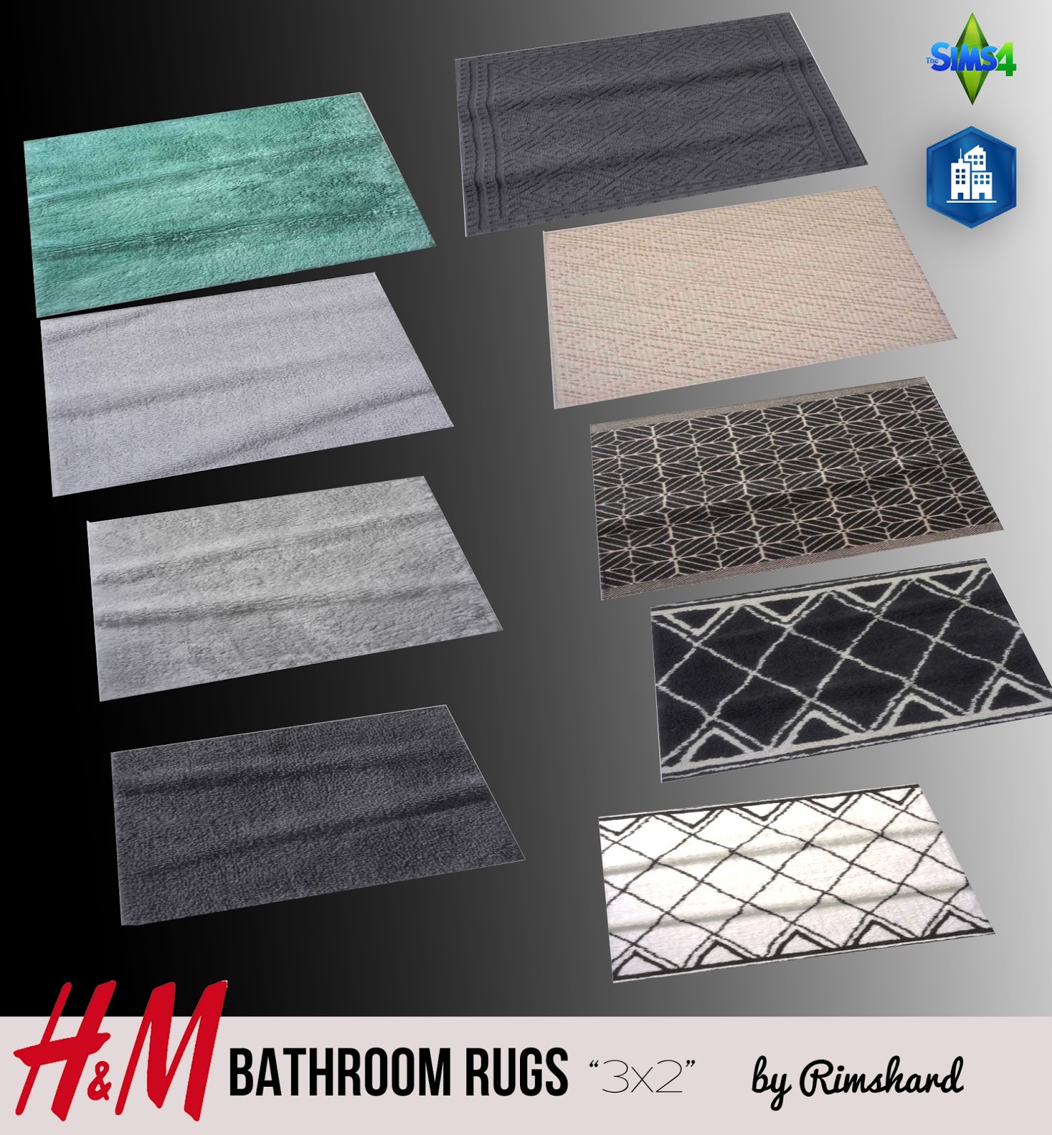 H&M Bathroom Rug Sets