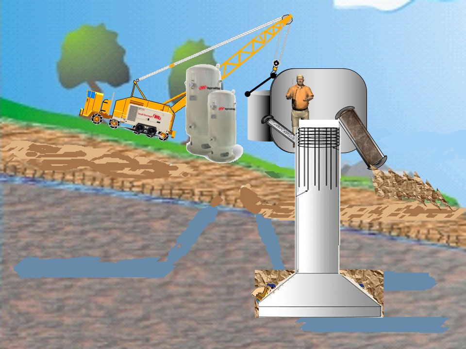 Tubulão A Ar Comprimido EDUCA