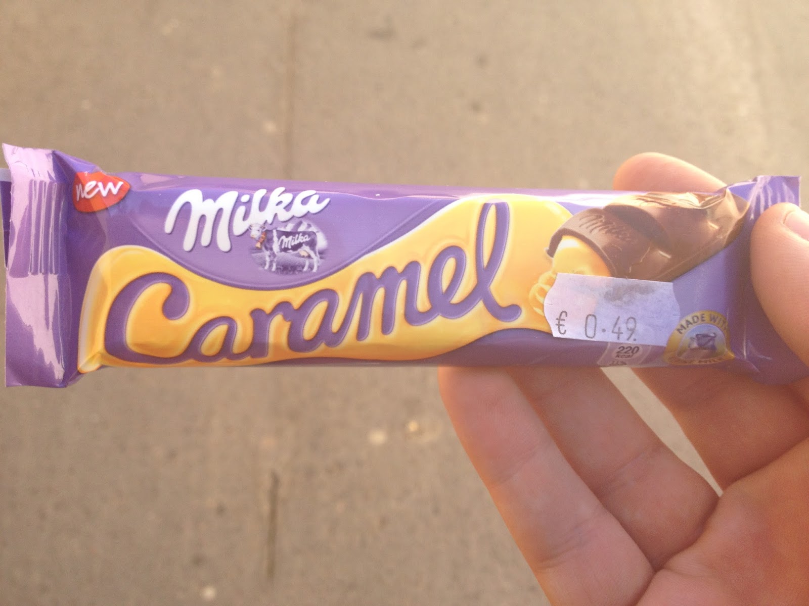 A Review A Day: Today's Review: Milka Caramel