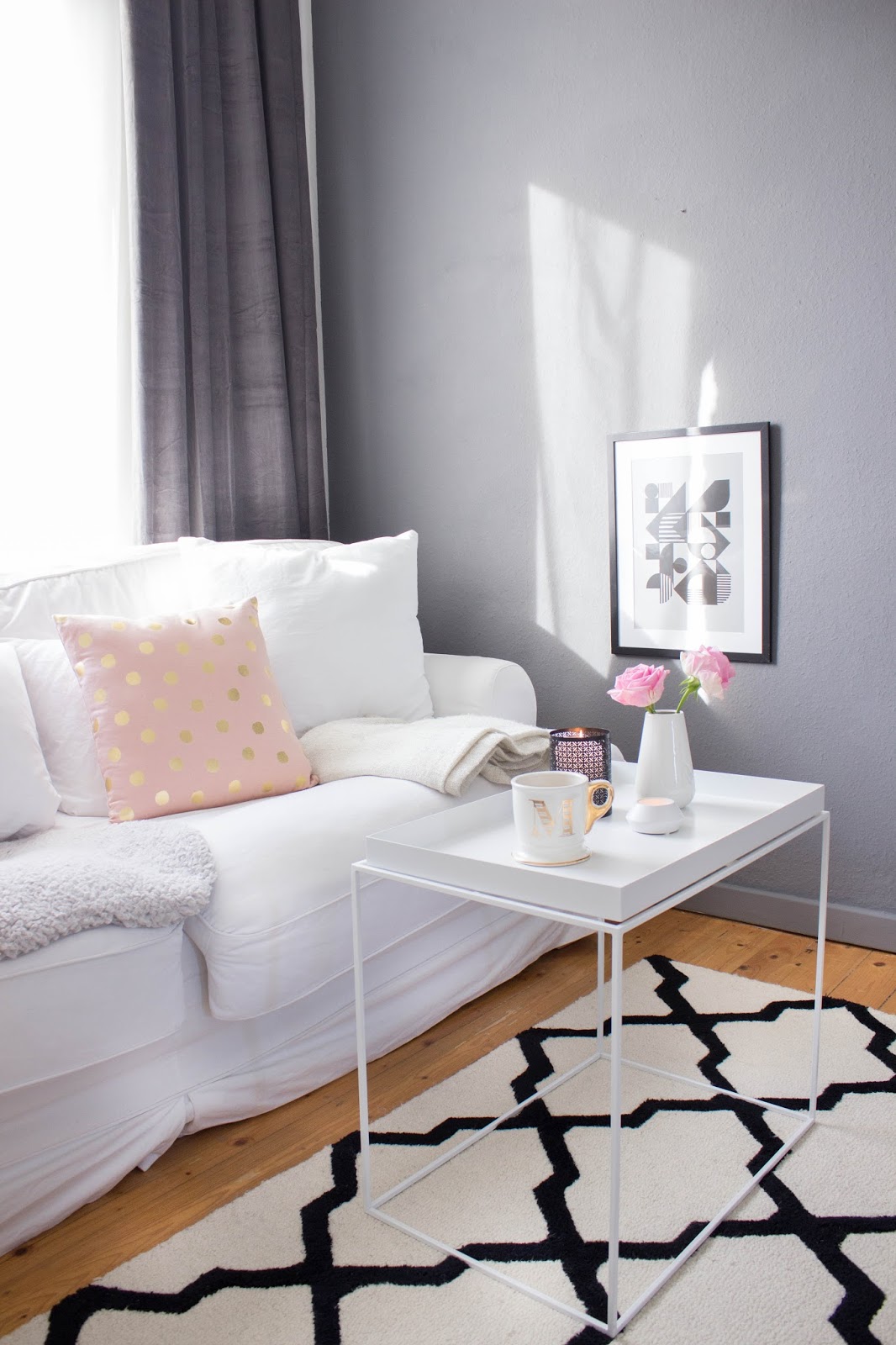 Einrichtungstipps für kleine Wohnzimmer & Tray Table von Hay | Maditas