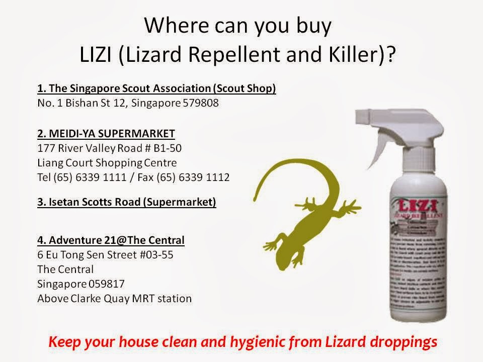 BENJE MARKETING PTE LTD Official Release of LIZI (Lizard Repellent and
