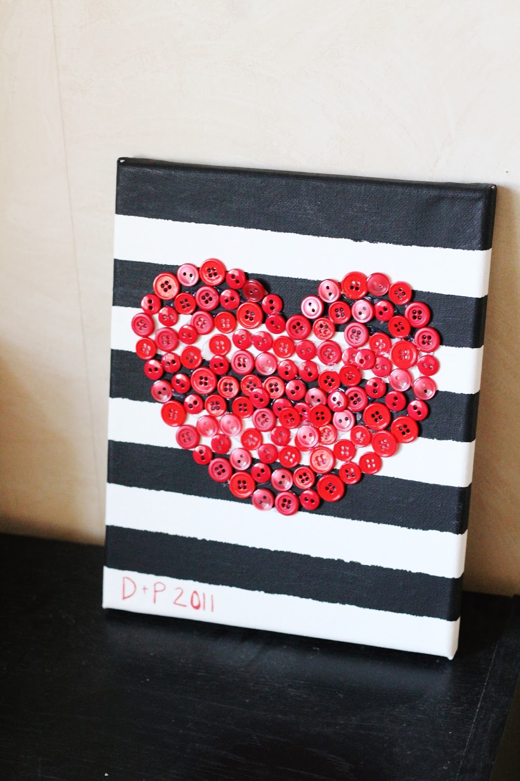 DIY Valentine's Canvas Decor