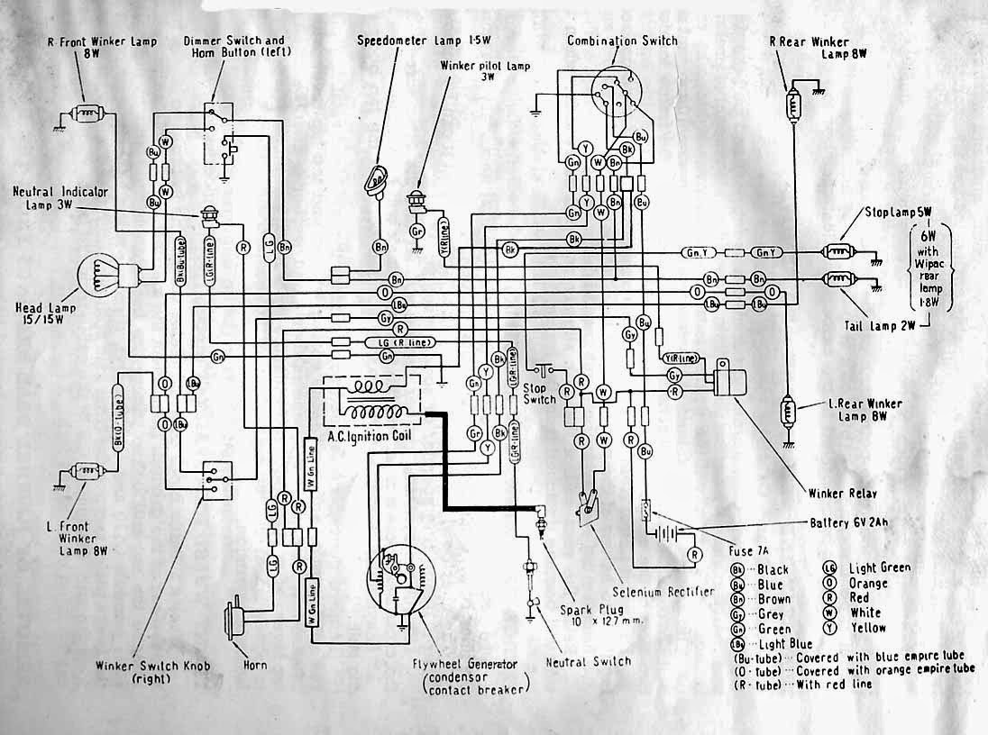 Wiring Diagrams and Free Manual Ebooks: Classic Honda C110 ...