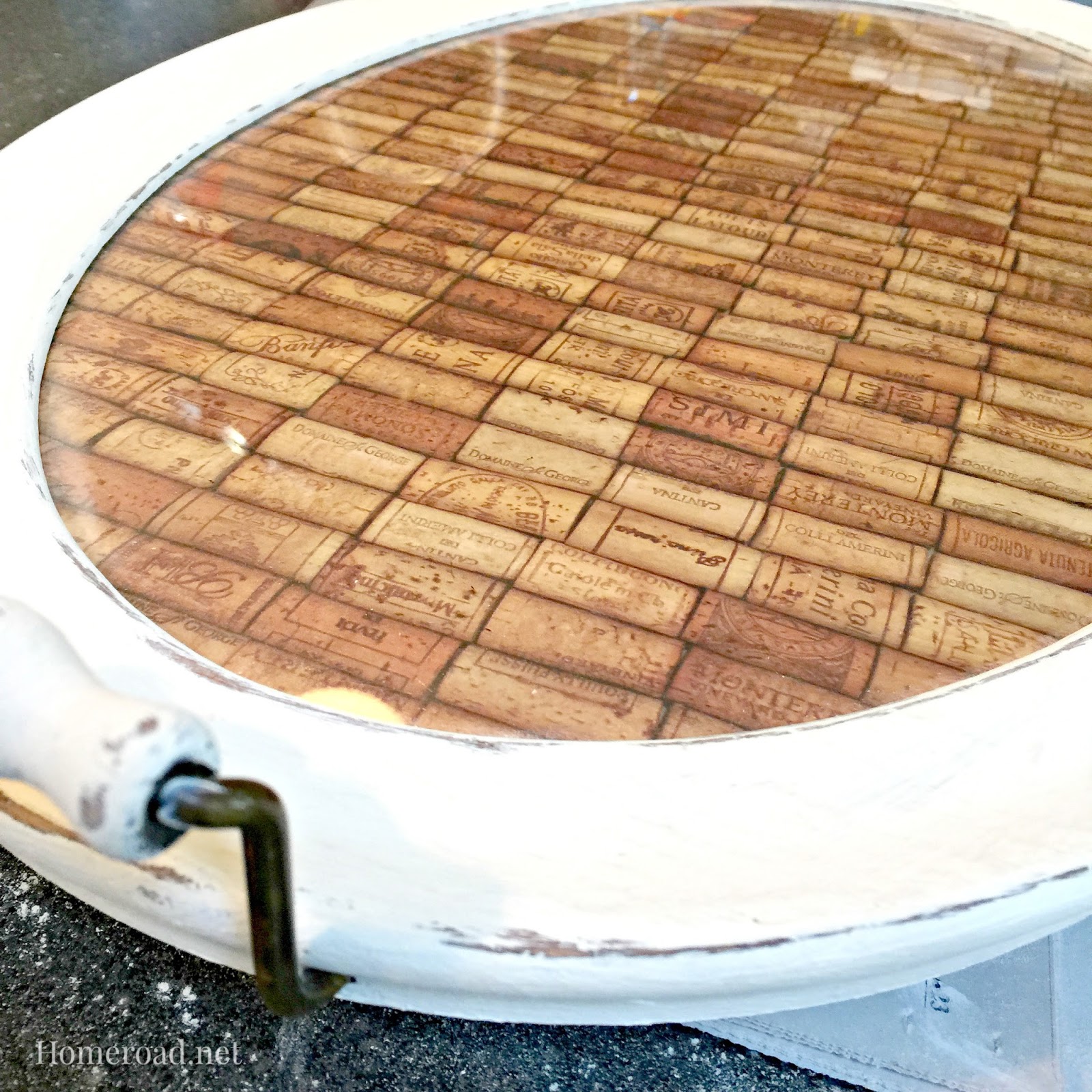 Repurposed Cork Tray