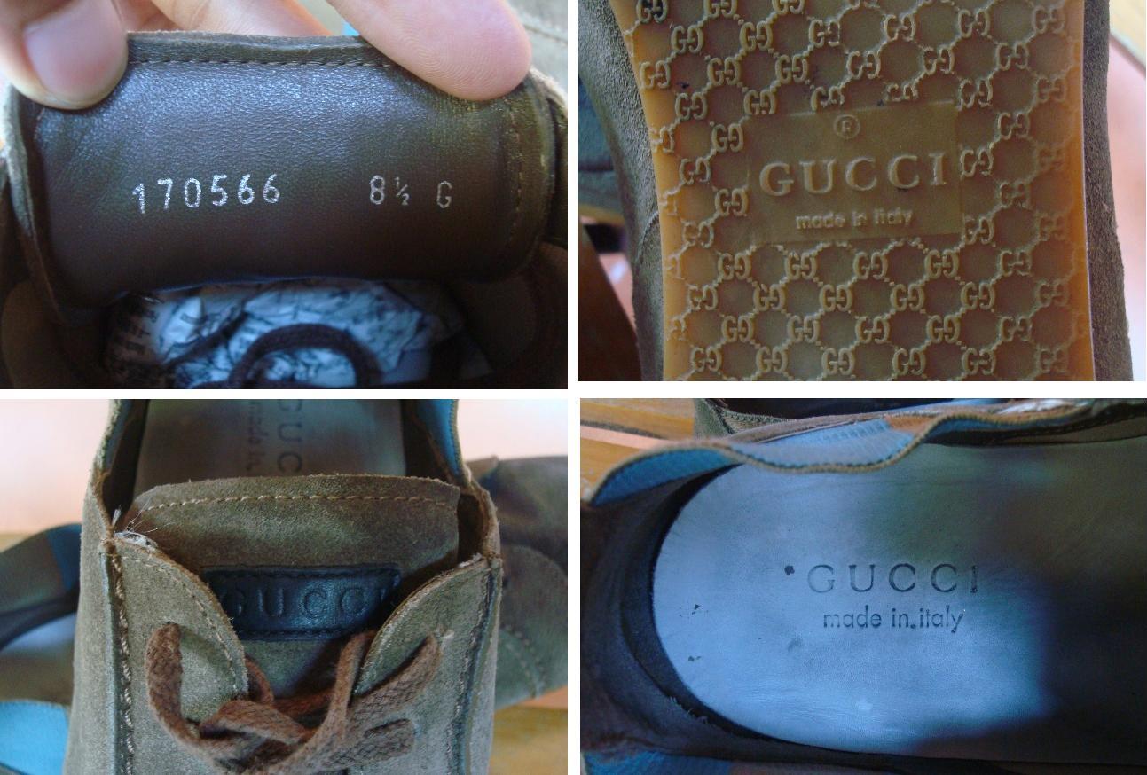 gucci shoes serial number