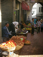 fruit sellers in Tangier