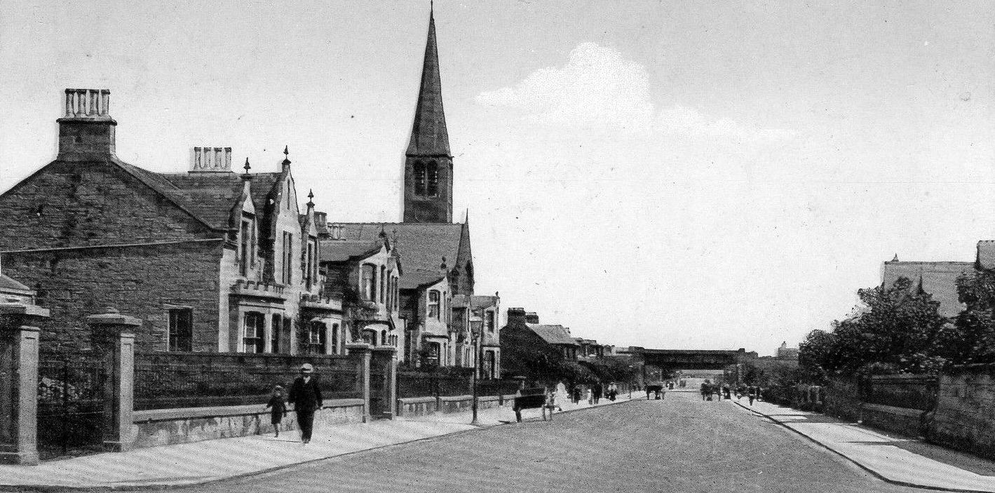 Tour Scotland Old Photograph St Meddans Street Troon Scotland