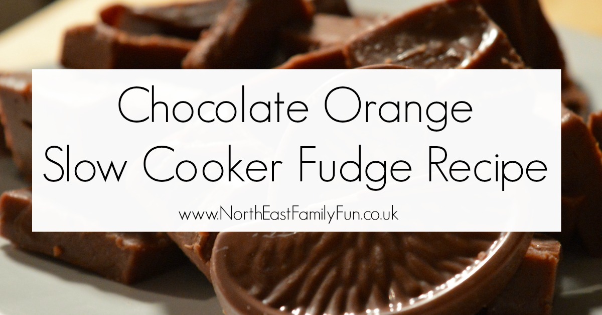 Terry's Chocolate Orange Slow Cooker Fudge Recipe - A Homemade & Edible Christmas Gift 