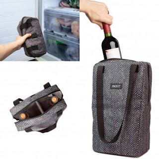 packit freezable wine cooler bag