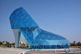 Photos: See A Church Built In Taiwan To Resemble High Heel Glass Shoe