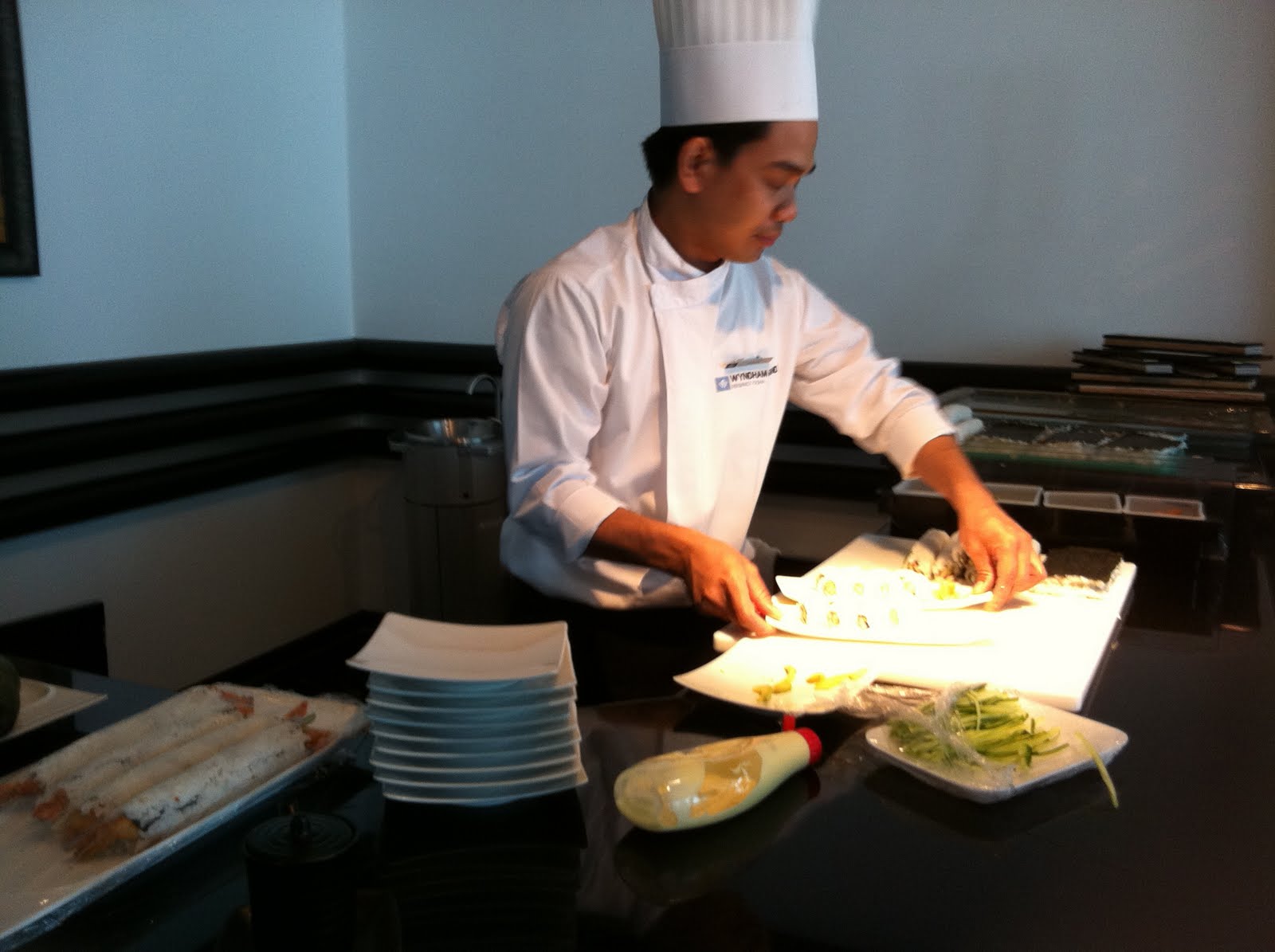 Qatar Culture Club CHOPSTICKS Restaurant in Wyndham Hotel An unusual