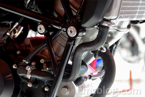 Honda CB 150R,rangka terkesan agak ribet photo by tmcblog.com
