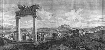 View of Athens from The Antiquities of Athens (Vol I) by J Stuart & N Revett (1762)