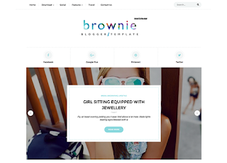 Brownie Blogger Template