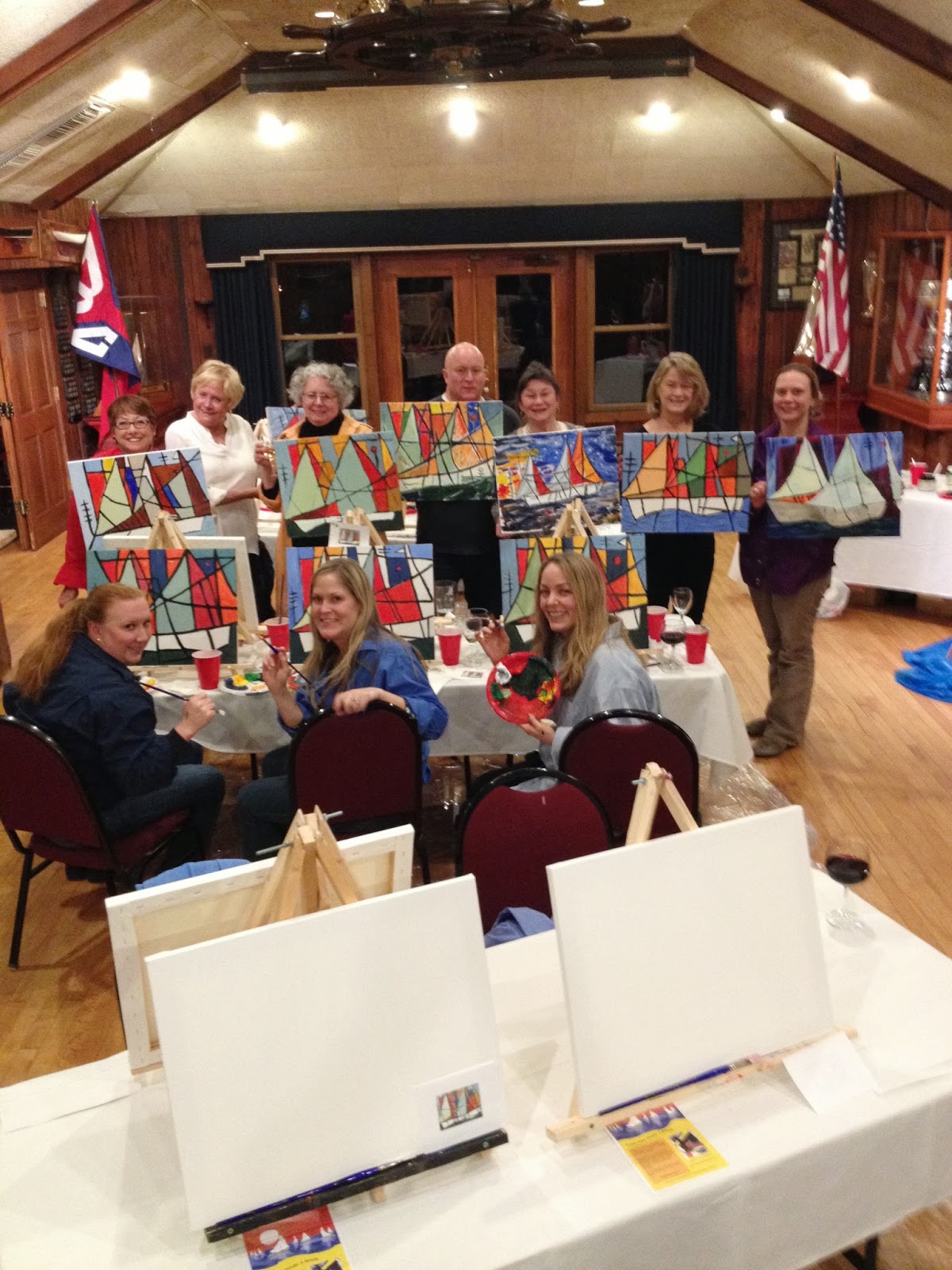 Eugene Clark Artist Good Wine Needs A Brush, Wine and Paint Event